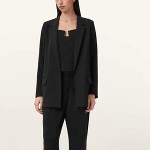 All Saints‎ Aleida Lightweight Tri Blazer in Black sz 4